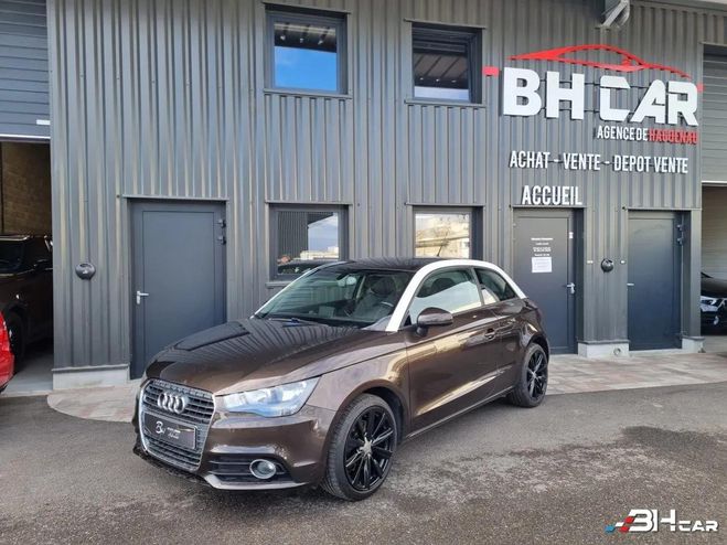 Audi A1 1.6 TDI 105 AMBITION LUXE CUIR CLIM AUTO Marron de 2011
