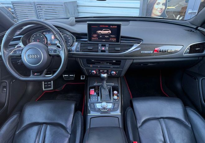 Audi RS6 4.0 tfsi 560ch si�ges ventil�s black pan Vert de 2015