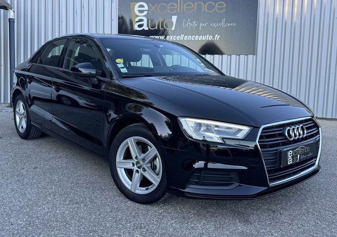 Audi A3 BERLINE 1.6 TDI 116CH DESIGN Noir de 2018