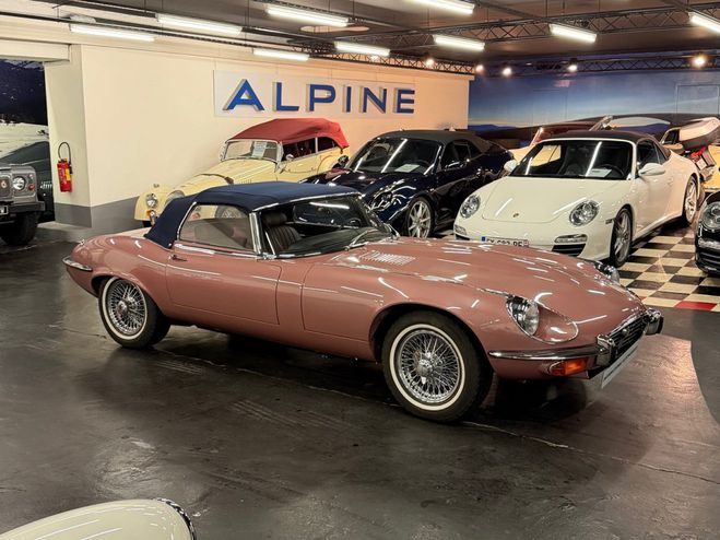 Jaguar E-Type S�RIE 3 V12 ROADSTER Rose de 1974