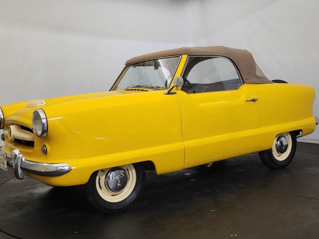 Nash Metropolitan cabriolet Jaune de 1954
