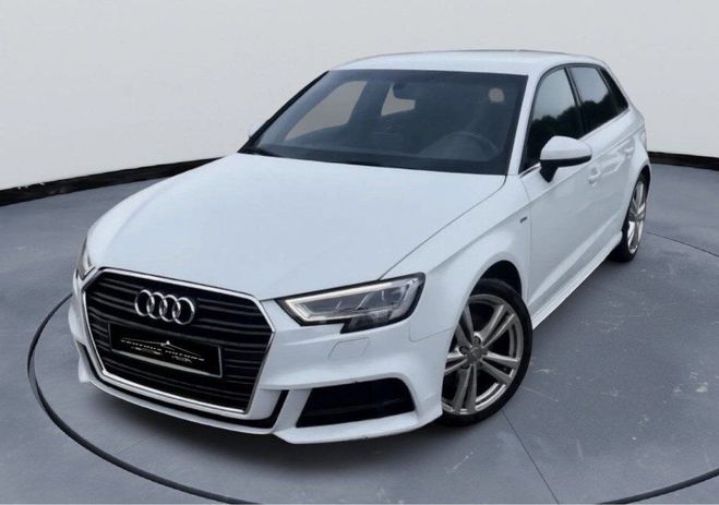 Audi A3 a3s s line 35 2.0 tdi 150ch tronic 7 s-l Blanc de 2019