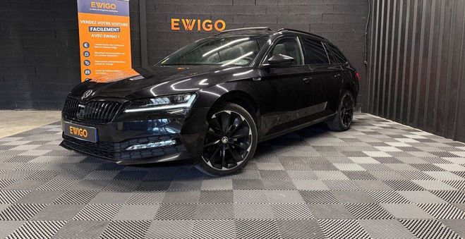 Skoda Superb combi 2.0 tdi 200 sportline dsg bva Noir de 2023