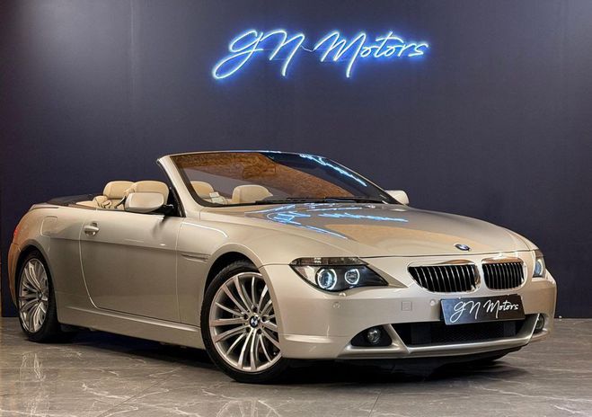 BMW Serie 6 (e63) cabriolet 645cia v8 suivi complet  Beige de 2004