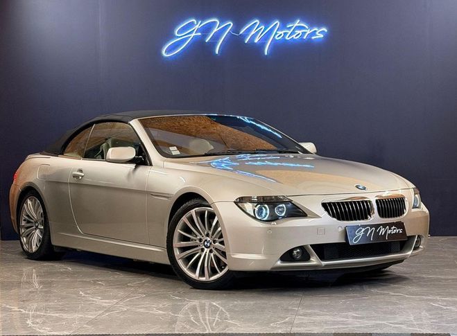 BMW Serie 6 (e63) cabriolet 645cia v8 suivi complet  Beige de 2004