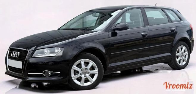 Audi A3 II 1.6TDI SportBack 105 Ambition Noir -  Noir de 2012
