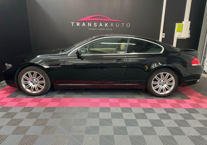 BMW Serie 6 E63 630Ci Pack Luxe A SUIVI COMPLET ORIG Noir de 2006