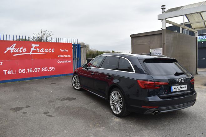 Audi A4 2.0 TFSI 252CH S LINE QUATTRO S TRONIC 7 BLEU F de 2016