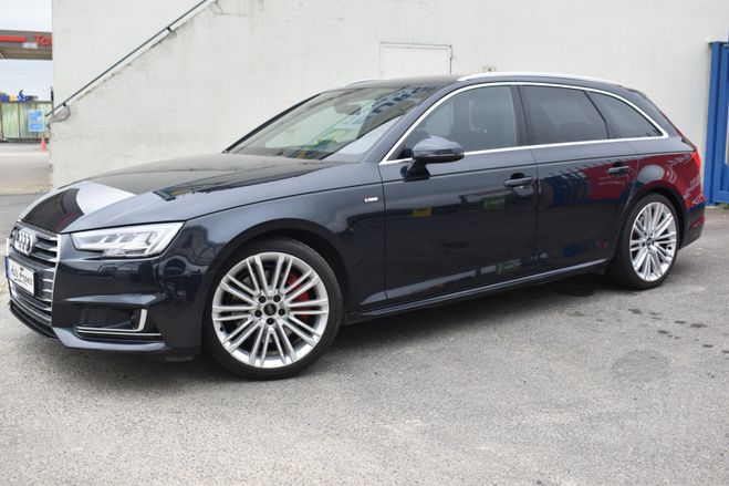 Audi A4 2.0 TFSI 252CH S LINE QUATTRO S TRONIC 7 BLEU F de 2016