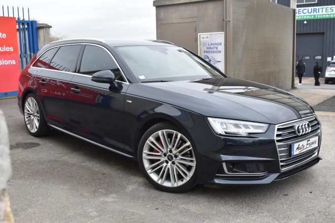 Audi A4 2.0 TFSI 252CH S LINE QUATTRO S TRONIC 7 BLEU F de 2016