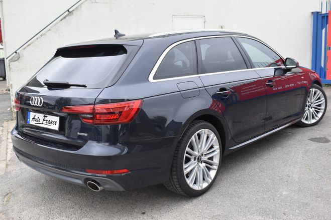 Audi A4 2.0 TFSI 252CH S LINE QUATTRO S TRONIC 7 BLEU F de 2016