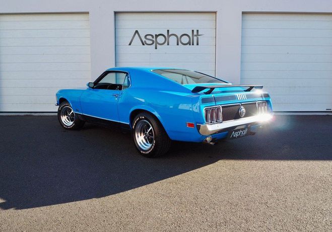 Ford Mustang Mach 1 351C 5.7L 300cv Moteur refait Bleu de 1970
