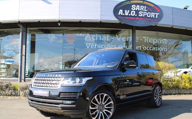 Land rover Range Rover iv v8 supercharged autobiography black l Noir de 2015