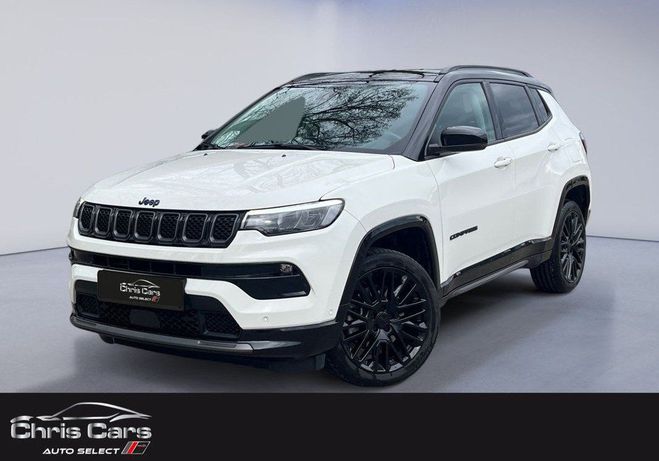 Jeep Compass 1.3 Turbo T4 240ch PHEV 4xe S AT6 eAWD Blanc de 2023