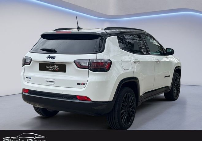 Jeep Compass 1.3 Turbo T4 240ch PHEV 4xe S AT6 eAWD Blanc de 2023