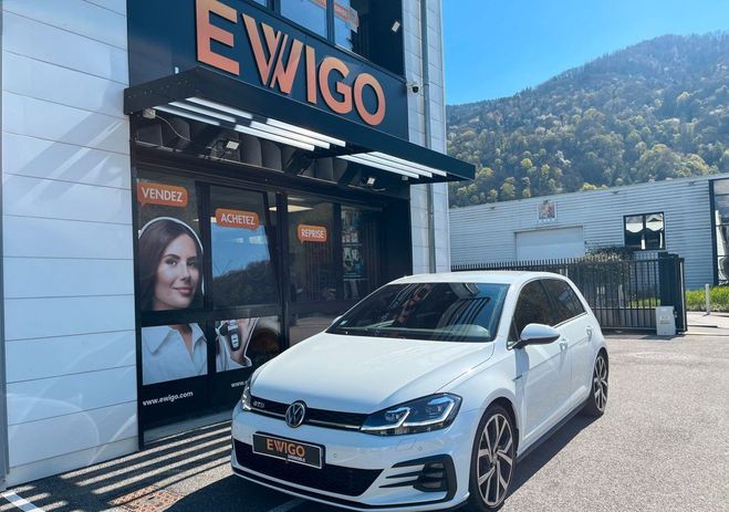 Volkswagen Golf 2l tdi 184ch gtd apple carplay + camera  Blanc de 2017