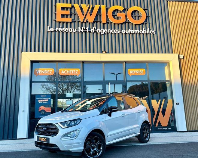 Cliquer pour voir la photo suivante Ford Ecosport 1.0 ecoboost 125ch st-line caméra de rec Blanc de 2019