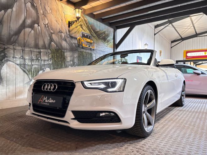 Audi A5 CABRIOLET 2.0 TDI 190 CV AMBITION LUXE M Blanc de 2015