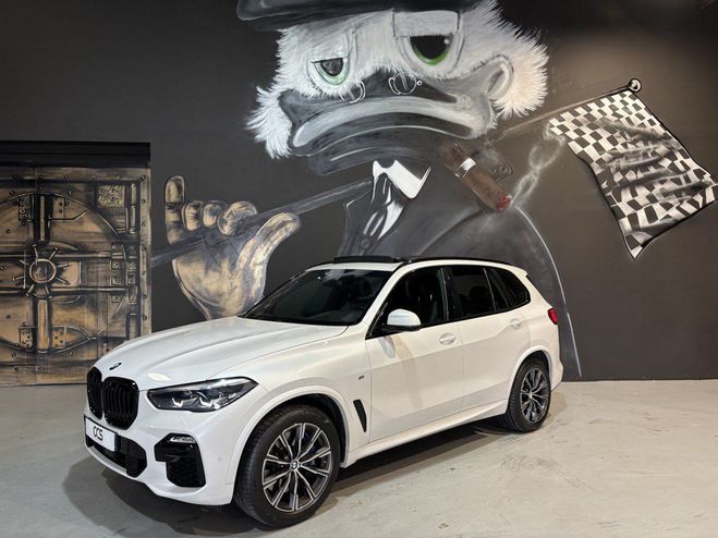 BMW X5 xDrive30d 265ch M Sport BVA8 7 places /T Blanc de 2019