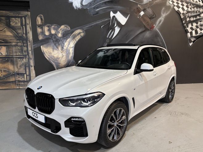 BMW X5 xDrive30d 265ch M Sport BVA8 7 places /T Blanc de 2019
