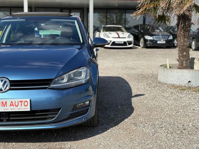 Volkswagen Golf VII - 1.6 TDI 110ch - Toutes Options - B Bleu de 2016