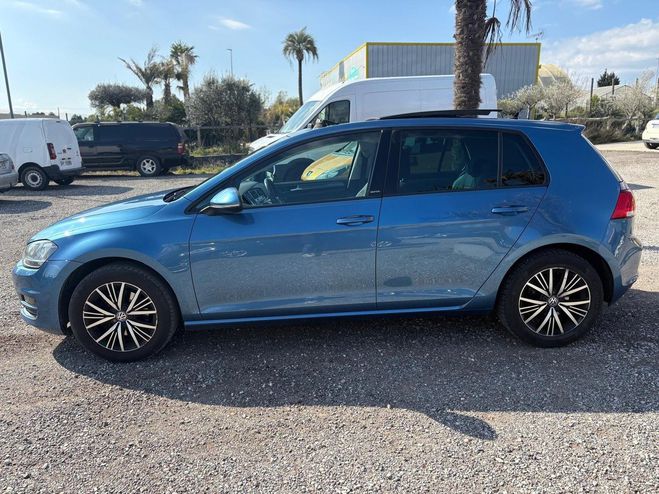 Volkswagen Golf VII - 1.6 TDI 110ch - Toutes Options - B Bleu de 2016