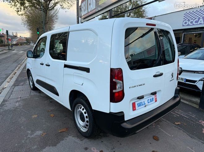 Peugeot Partner Cabine approfondie 1.5 bluehdi 100ch Blanc de 2021