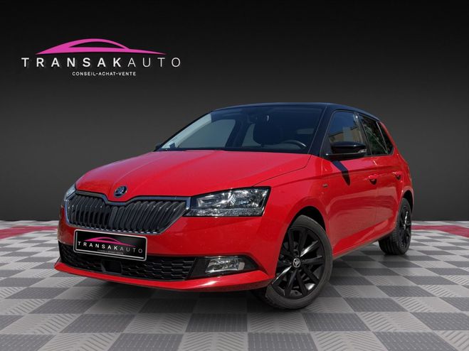 Skoda Fabia 1.0 MPI 60 ch BVM5 Edition - CarPlay - S Rouge de 2019