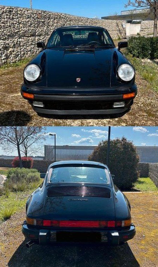 Porsche 911 Carrera 3.2l Coupe Noir de 1987