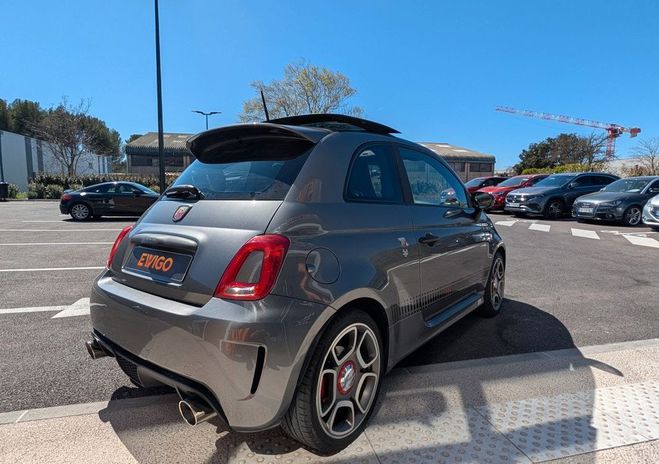 Abarth 500 1.4 turbo 16v t-jet 140ch 8.0cv toit ouv Gris de 2015
