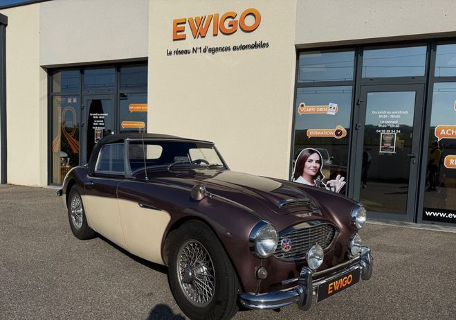 Austin healey 3000 124ch bt7 2 2 1960 overdrive Bordeaux de 1960