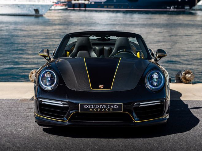 Porsche 911 TYPE 991 TURBO S CABRIOLET � TECHART � P Noir Metal de 2018