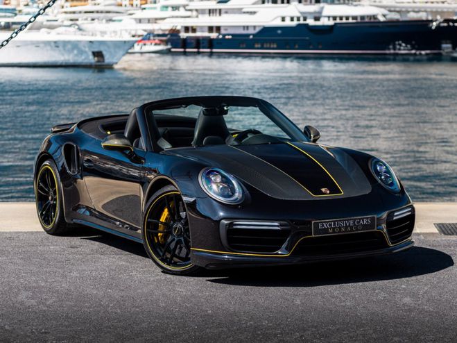 Porsche 911 TYPE 991 TURBO S CABRIOLET � TECHART � P Noir Metal de 2018