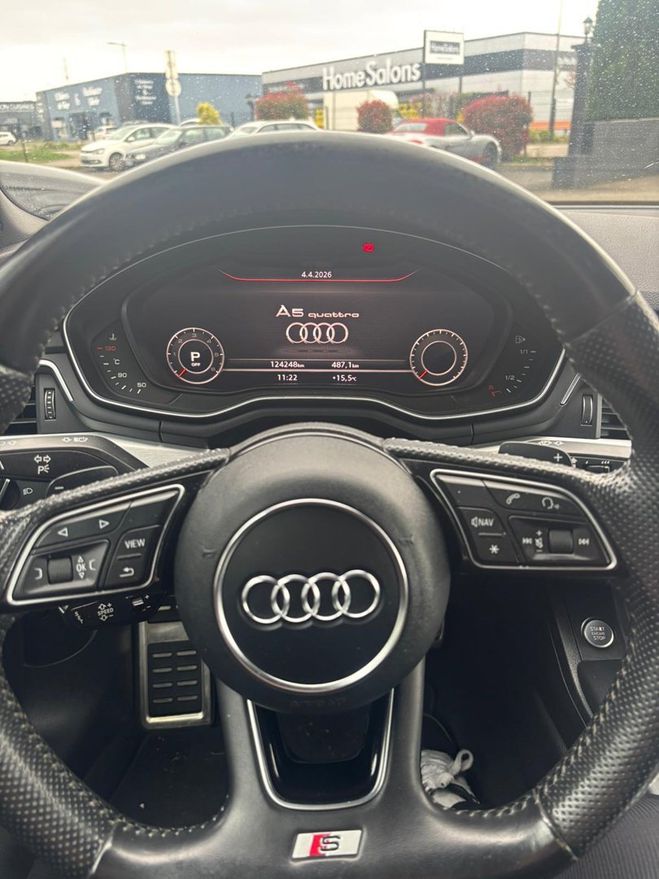Audi A5 CABRIOLET 3.0 V6 TDI 245CH S LINE QUATTR Gris Daytona M de 2017