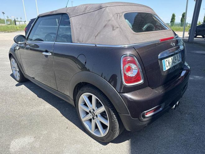 Mini Cabrio Cabriolet 1.6i - 184 - BVA R57 LCI Coope MARRON FONCE de 2013