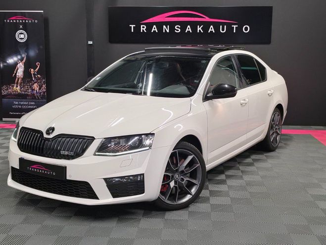 Skoda Octavia 2.0 TDI 184 ch CR FAP DSG6 RS / Carplay  Blanc de 2015