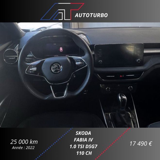 Skoda Fabia 1.0 TSI 110CH STYLE DSG7 Gris F de 2022