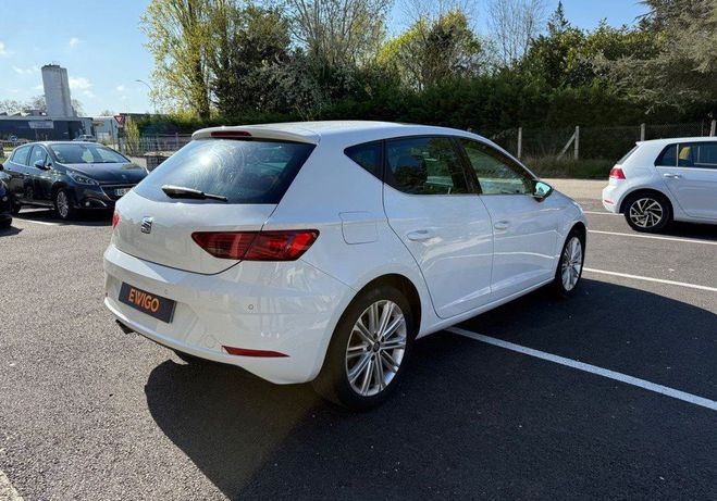 Seat Leon 1.5 tsi 150 act xcellence dsg7 toit ouvr Blanc de 2019