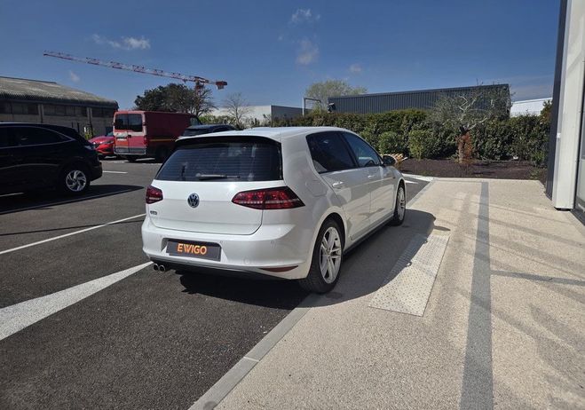 Volkswagen Golf vii 2.0 184 ch gtd apple carplay Blanc de 2016