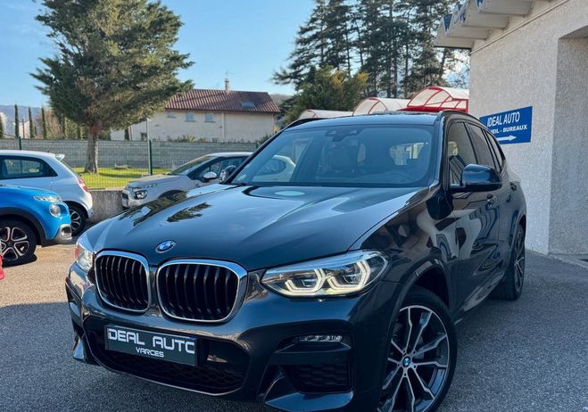 BMW X3 xDrive20dA 190ch M Sport Toit panoramiqu Gris de 2019