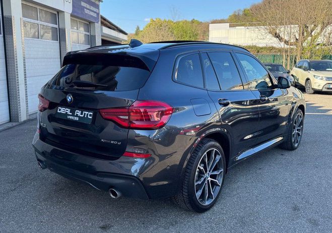 BMW X3 xDrive20dA 190ch M Sport Toit panoramiqu Gris de 2019