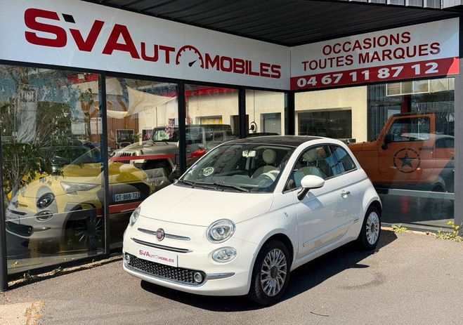 Fiat 500 1.2 8v 69ch Lounge Blanc de 2017