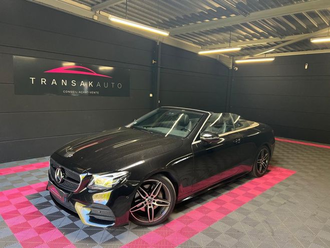 Mercedes Classe E CABRIOLET 220 d 9G-Tronic AMG Line / SUI Noir de 2020