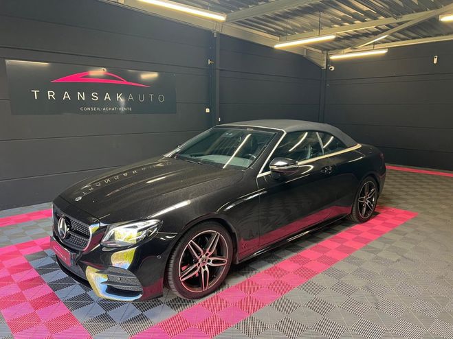 Mercedes Classe E CABRIOLET 220 d 9G-Tronic AMG Line / SUI Noir de 2020