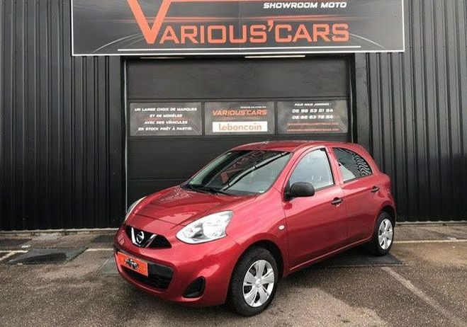 Nissan Micra 1.2 80 CV VISIA Rouge de 2016
