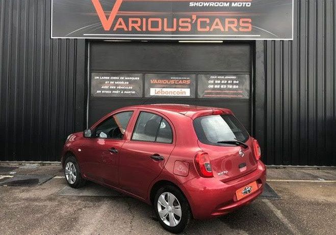 Nissan Micra 1.2 80 CV VISIA Rouge de 2016