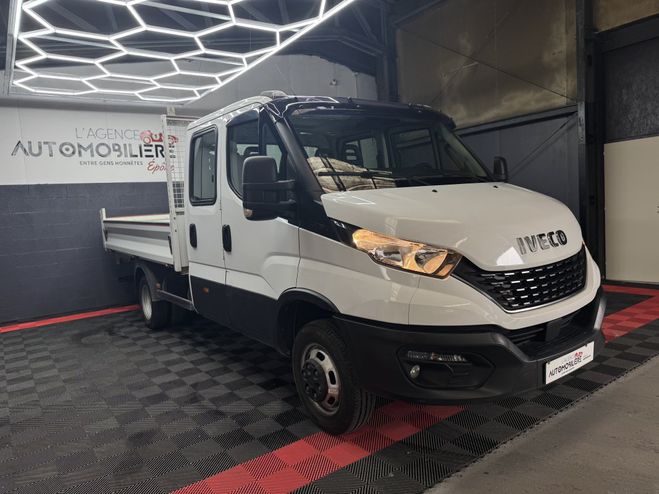 Iveco Daily 35C16 Benne 3L 160ch Double Cabine Blanc de 2022
