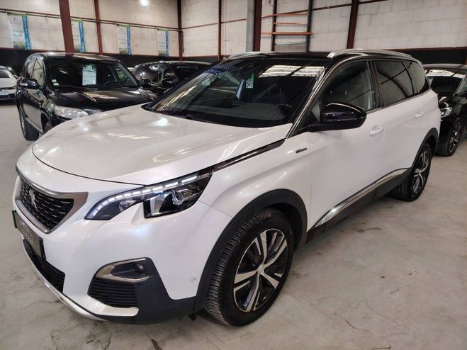 Cliquer pour voir la photo suivante Peugeot 5008 II 1.5 BlueHDi 130ch GT Line S&S EAT8 BLANC de 2020