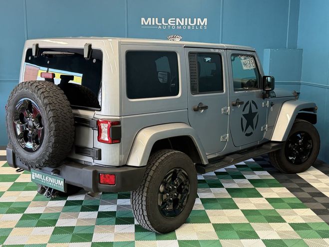 Jeep Wrangler 2.8 CRD 200 FAP UNLIMITED BVA Gris F de 2015