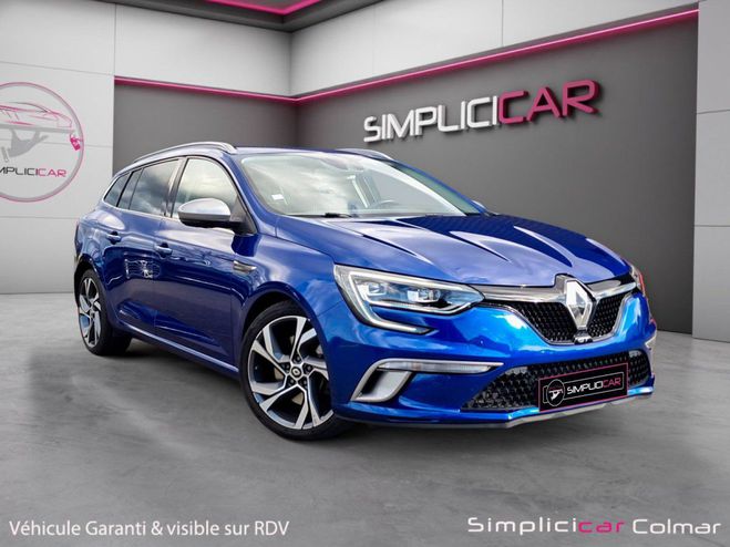 Renault Megane IV ESTATE TCe 205 GT Entretien Toit Ouvr Bleu de 2016